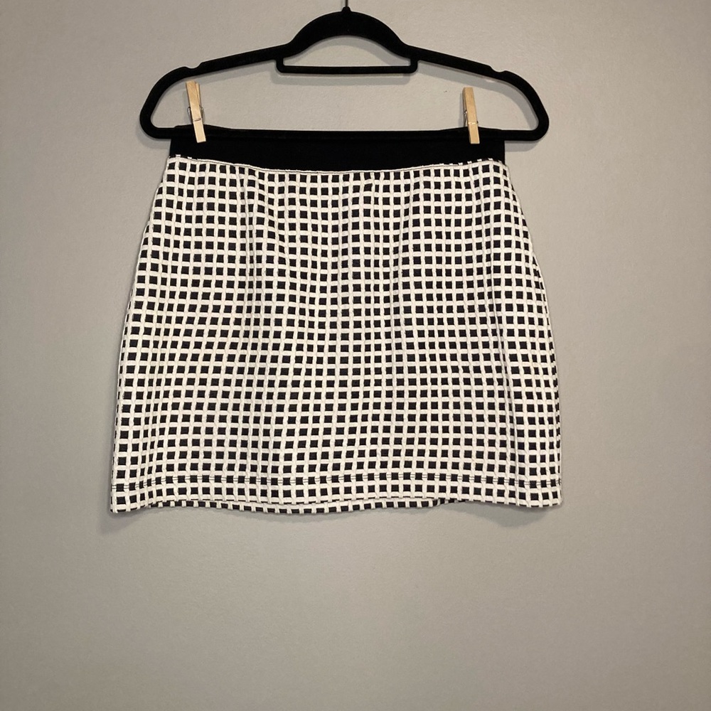 Lou & Grey S Skirt Black White Pockets Zippers. - Picture 3 of 5